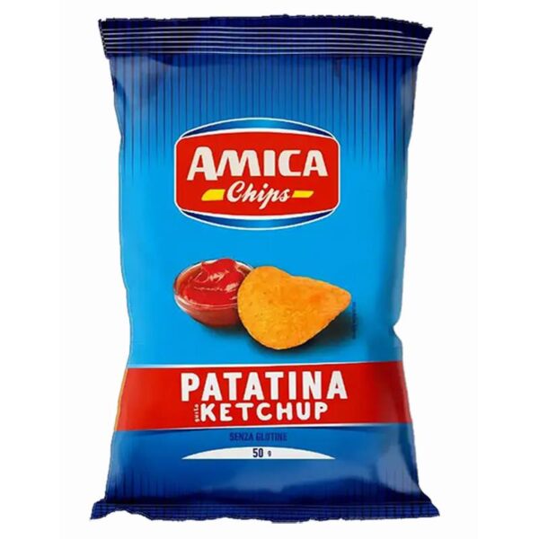 Amica Chips La Patatina Ketchup Gr.50 Pz.21